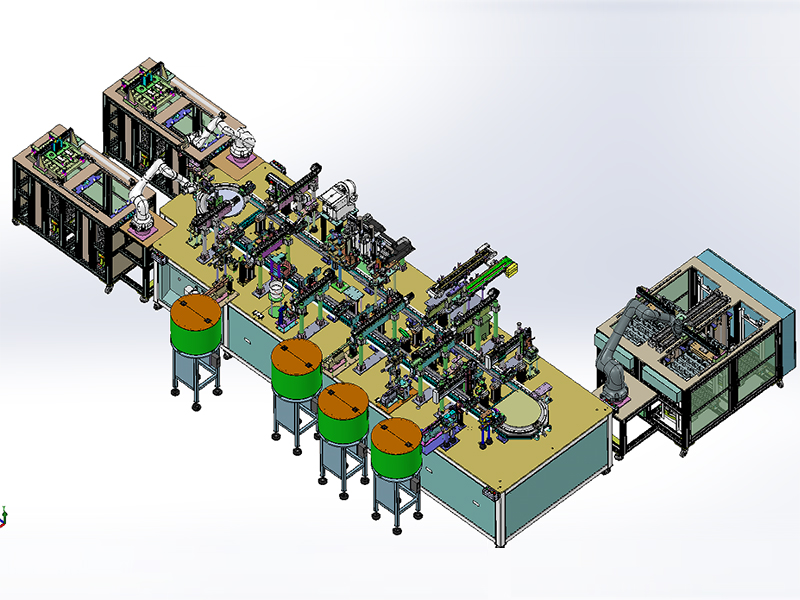 Dyson hair dryer component assembly machine